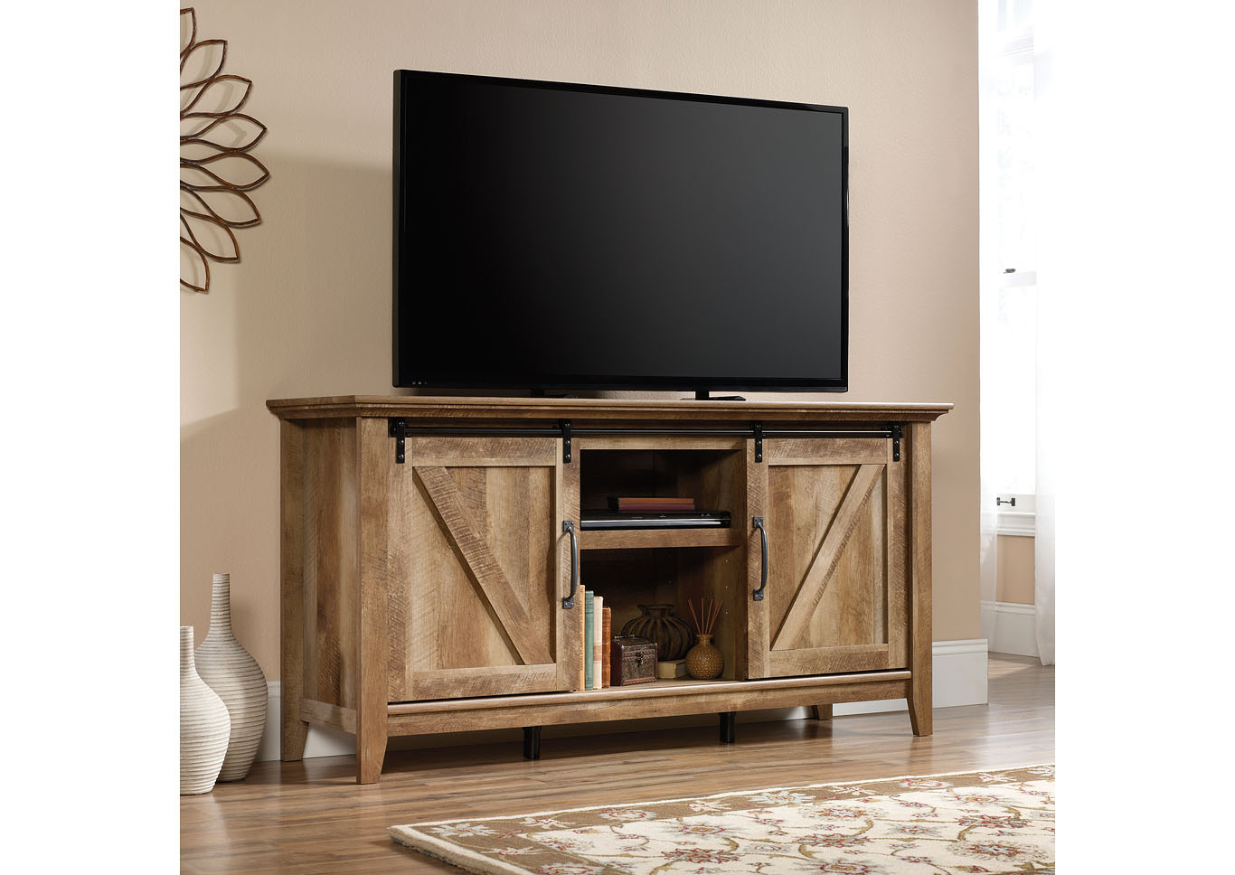 Dakota Pass Craftsman Credenza,Sauder